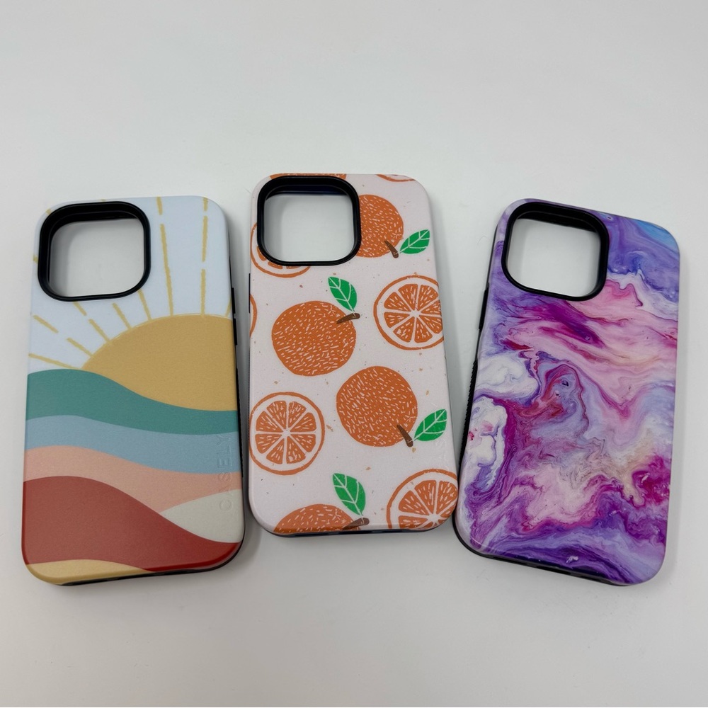 CASELY | Bundle of 3 iPhone 13 Cases, Multicolor Designs - NWOB
